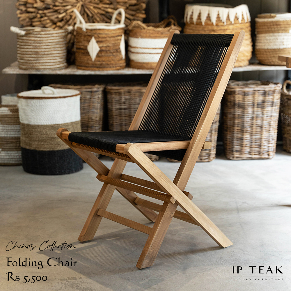 folding chair black